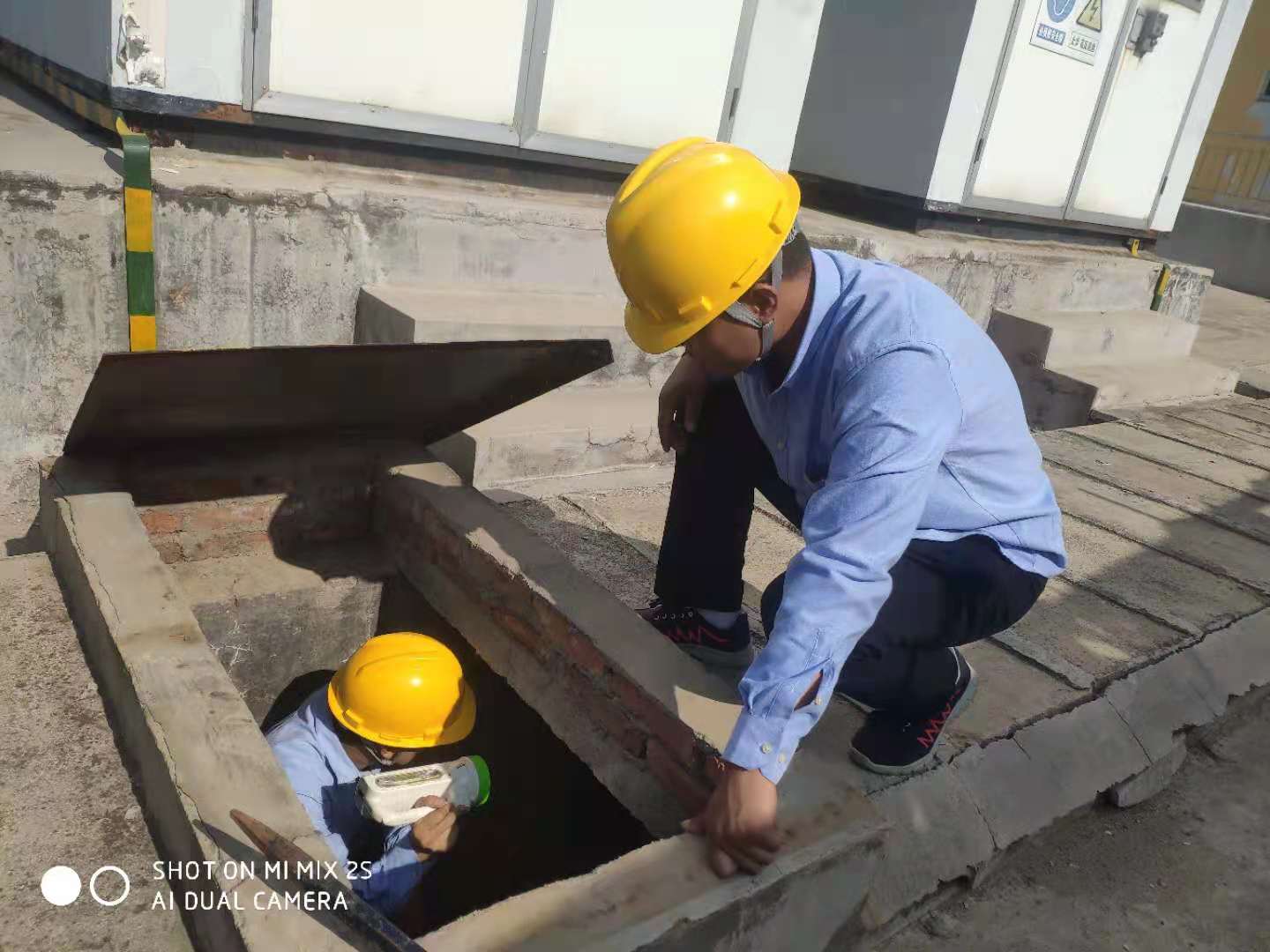 【水發(fā)能源】繃緊防汛弦，筑牢安全堤——中穆電站開展防汛專項檢查1.jpg